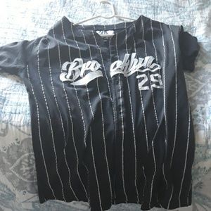 Brooklyn baseball button up shirt